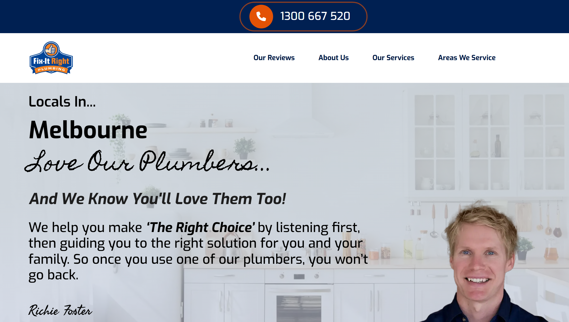 Fix-It Right Plumbing — their live website